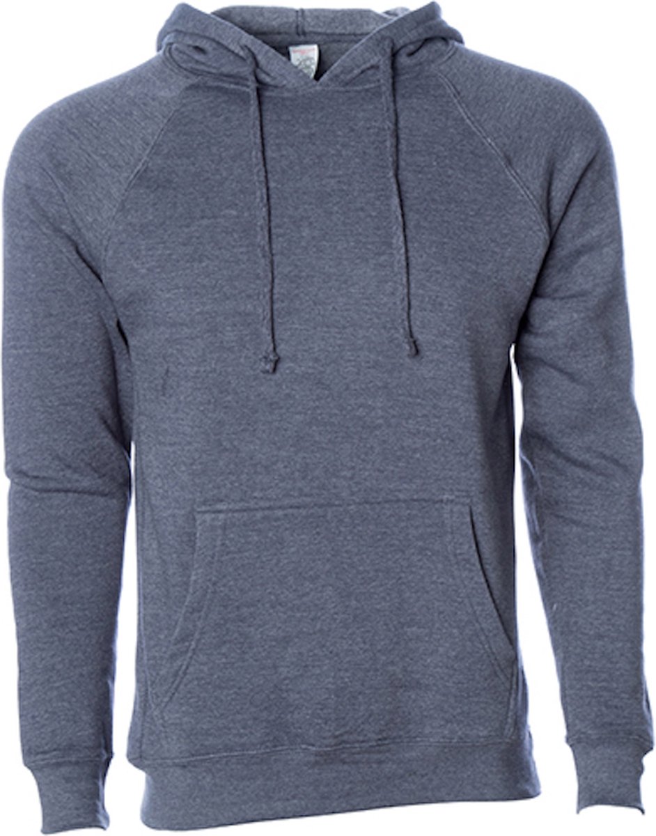 Independent Unisex Midweight Special Blend Raglan Hooded Pullover – S Midnight