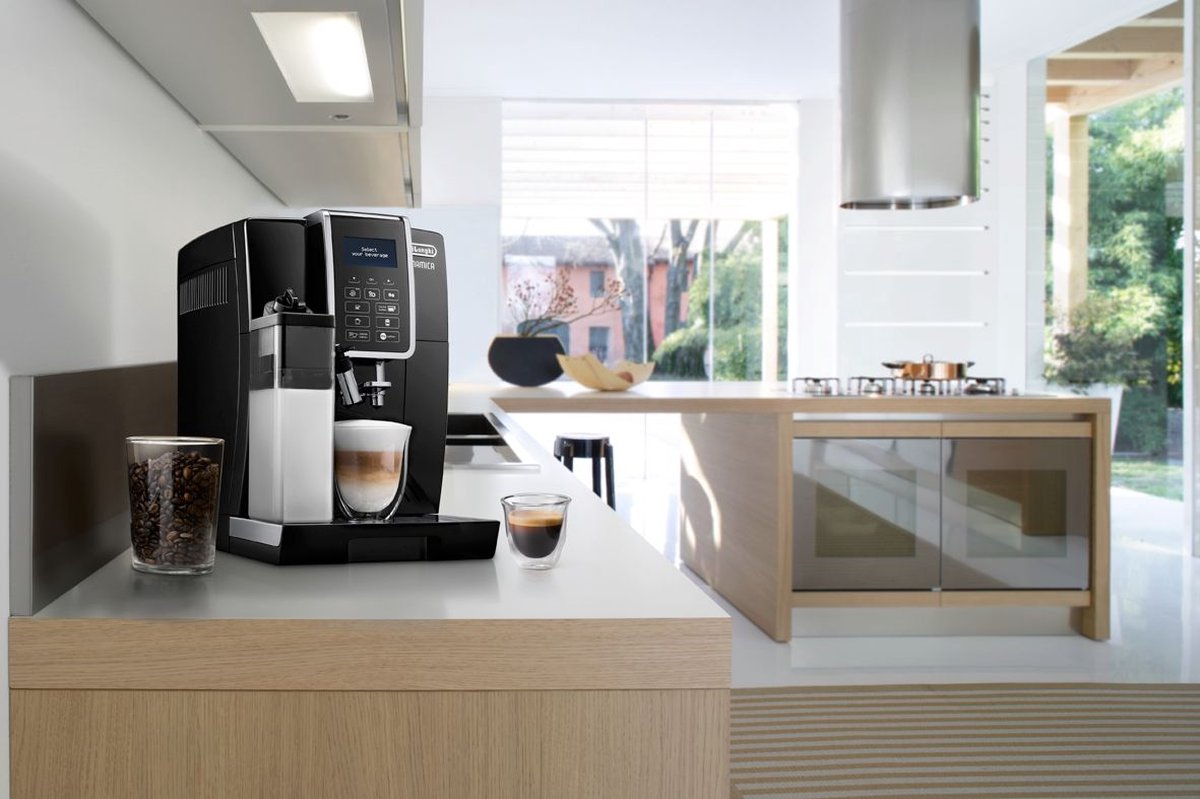 De'Longhi volautomatische koffiemachine ECAM 356.57.B Dinamica, 1450 W, voor bonen/poeder, melkopschuimer thumbnail 4