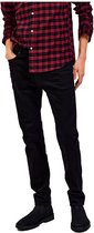 SELECTED Slim Leon 24001 Jeans Met Middelhoge Taille - Heren - Black Denim - W32 X L30