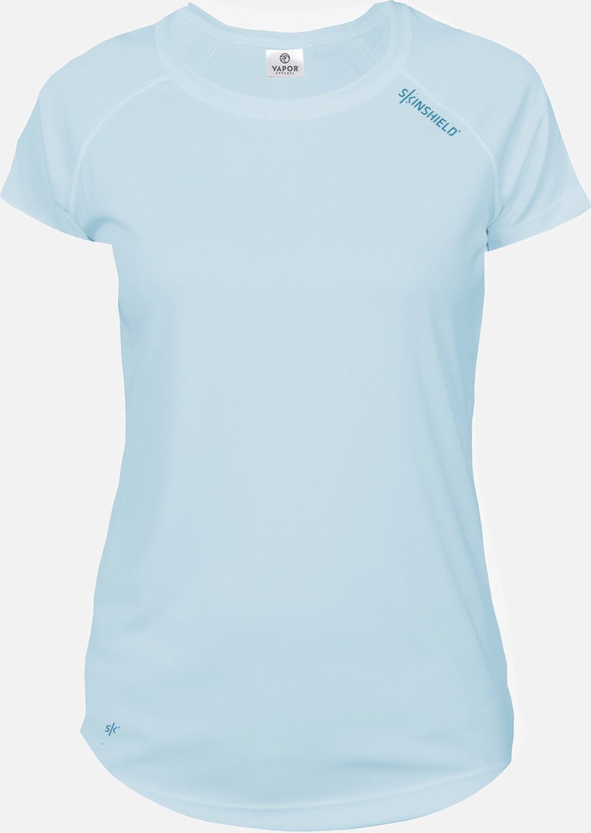 Vapor Apparel UV-shirt met korte mouwen voor dames lichtblauw
