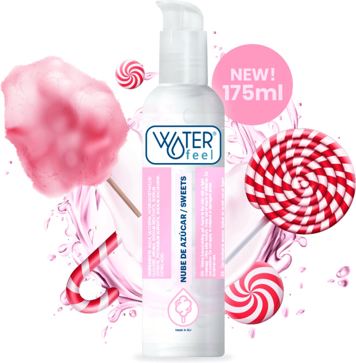 Goedkoopste WATERFEEL | Waterfeel Water Based Lubricant Sweets 175 ML | Lubricant | Best Lubricant | Sex Lubricant