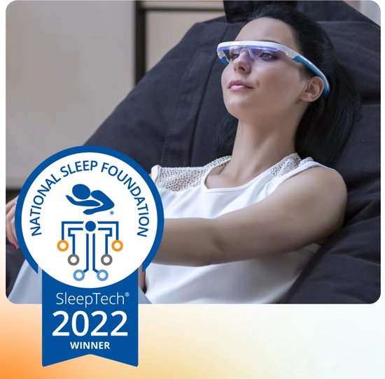 AYOlite lichttherapiebril - Inclusief bioritme-app - Vergelijkbaar met de krachtigste daglichtlampen - Veilig getest voor de ogen (IEC 62471 No Risk) - UV- en infraroodvrij - 100% bewegingsvrijheid - Stijlvolle en effectieve daglichtbril