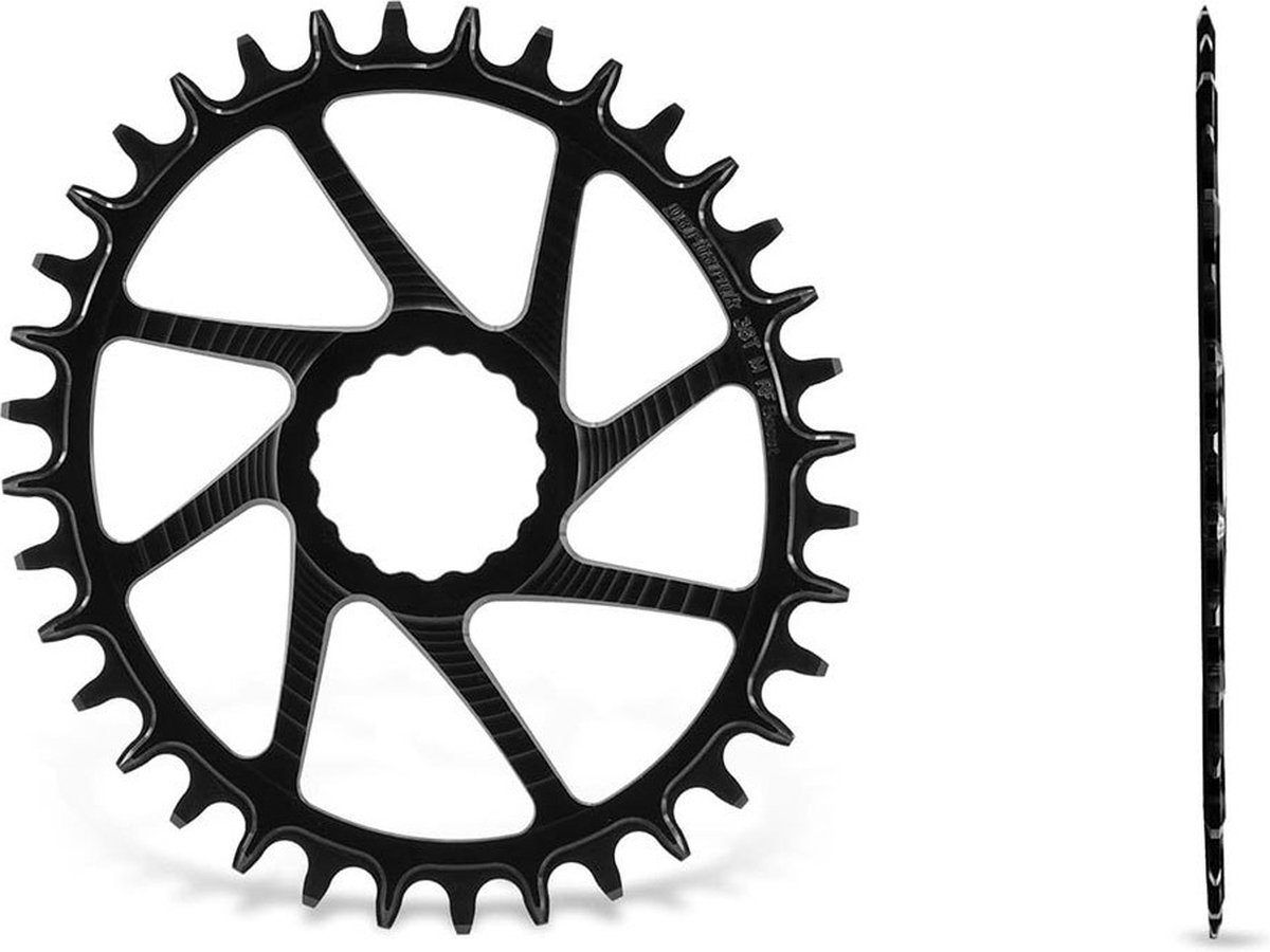 Garbaruk Race Face Cinch Boost Ovaal Kettingblad Zilver 34t