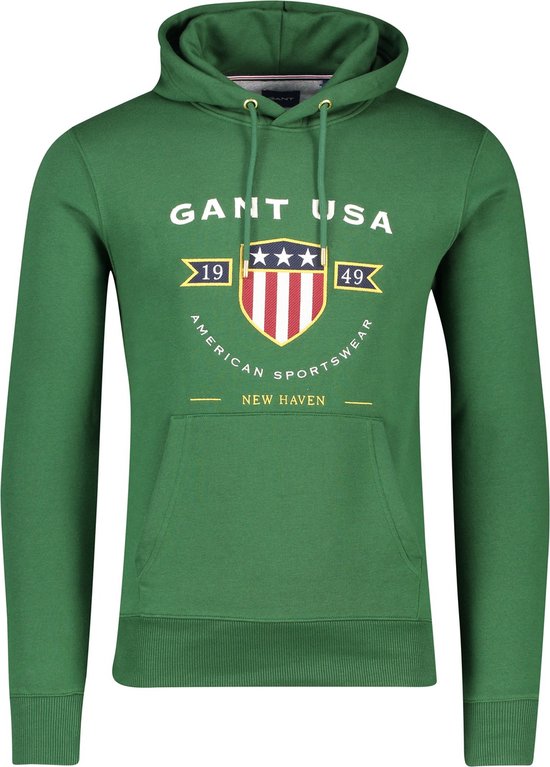 Gant sweater groen geprint