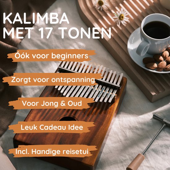 Professioneel Kalimba Kalimba 17 Toetsen Acacia En