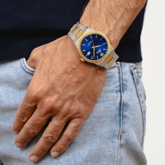 Lotus 19002/2 Horloge Dubbele Sluiting Modern Horloge Design Reloj De Hombre 19002/2 Freedom De Acero Roestvrij Stalen Horloge