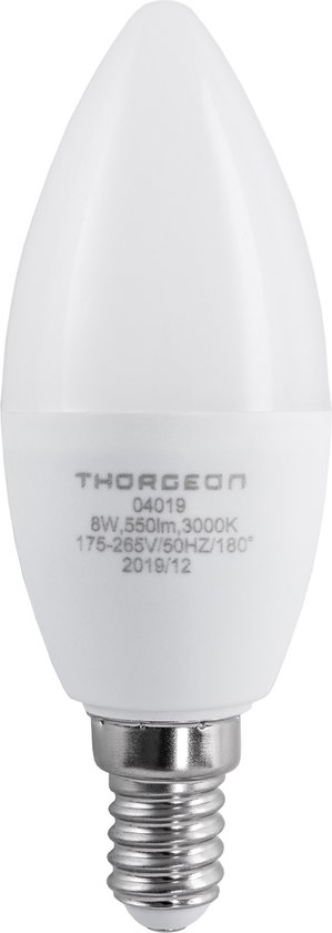 Thorgeon LED Light bulb 8W E14 B35 3000K 550lm