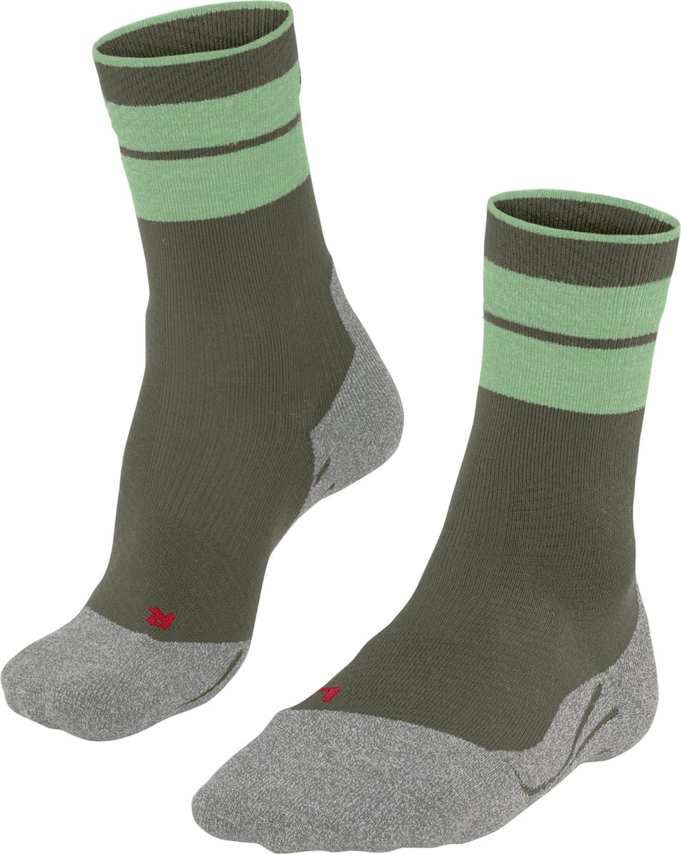 FALKE TK Stabilizing Wandelen anti blaren anti zweet merino wol sportsokken dames Groen