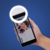 Selfie Ring Fill light + Universele houder live show geschikt voor smartphone JC-01 kleur Zwart