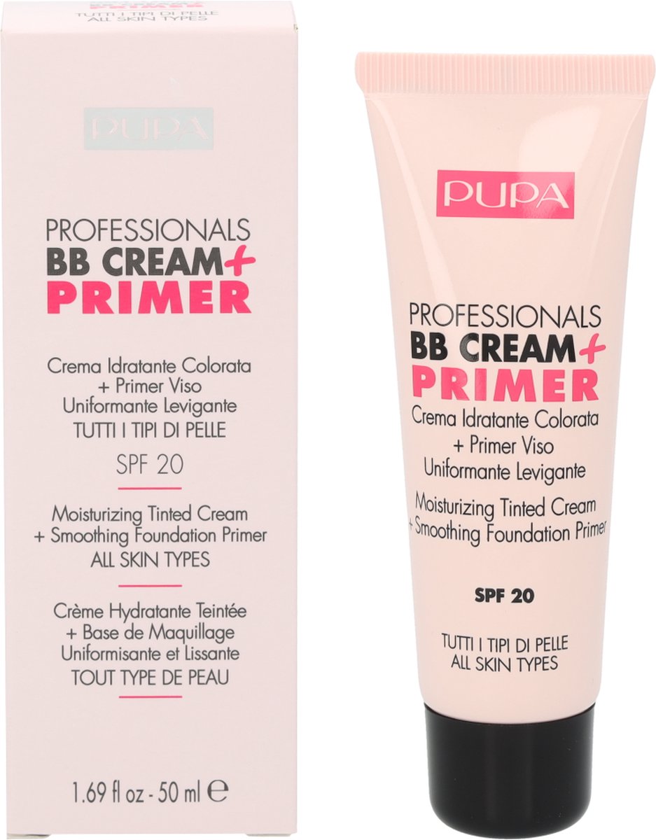 Pupa Milano Professionals BB Cream + Primer - Nude 001 | bol