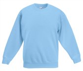 Fruit of the Loom - Kinder Classic Set-In Sweater - Poederblauw - 152-164