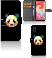 Telefoontas Samsung Galaxy A04e Hoesje ontwerpen Panda Color Sinterklaas Cadeautje
