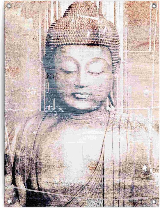Tuinposter Boeddha 80x60 cm