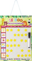 Navaris magnetisch beloningsbord voor kinderen - Beloningssysteem met sterren en activiteiten - Dierentuin design - Frans