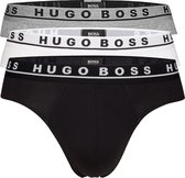 Hugo Boss slips (3-pack) - zwart - wit en grijs