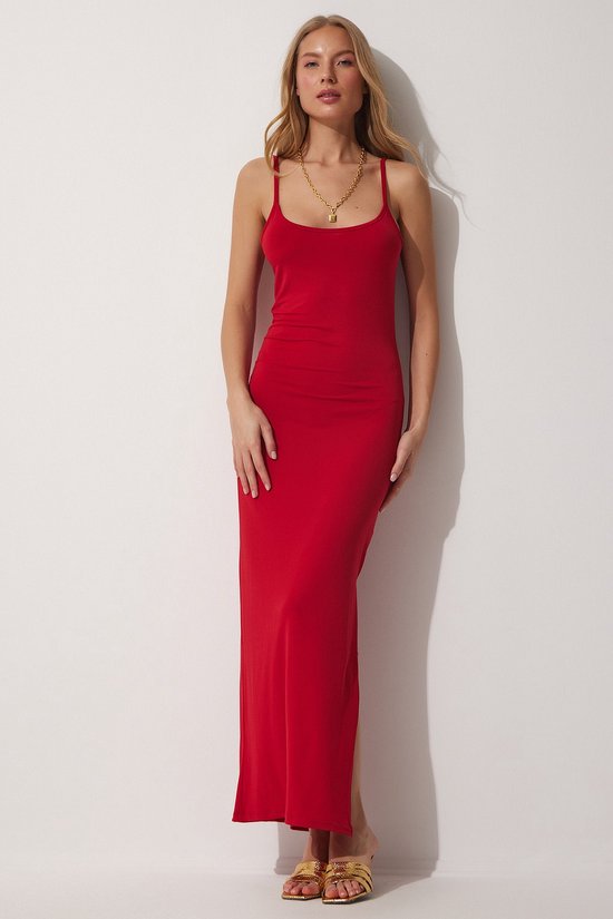 Strap Belted summer style dress