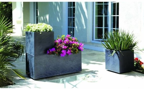 Fondeur EDA Anthracite Plastique Rectangulaire 99 x 39 x 43 cm