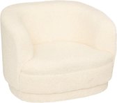 Atmosphera kids Fauteuil enfant / chaise enfant Curly - Wit