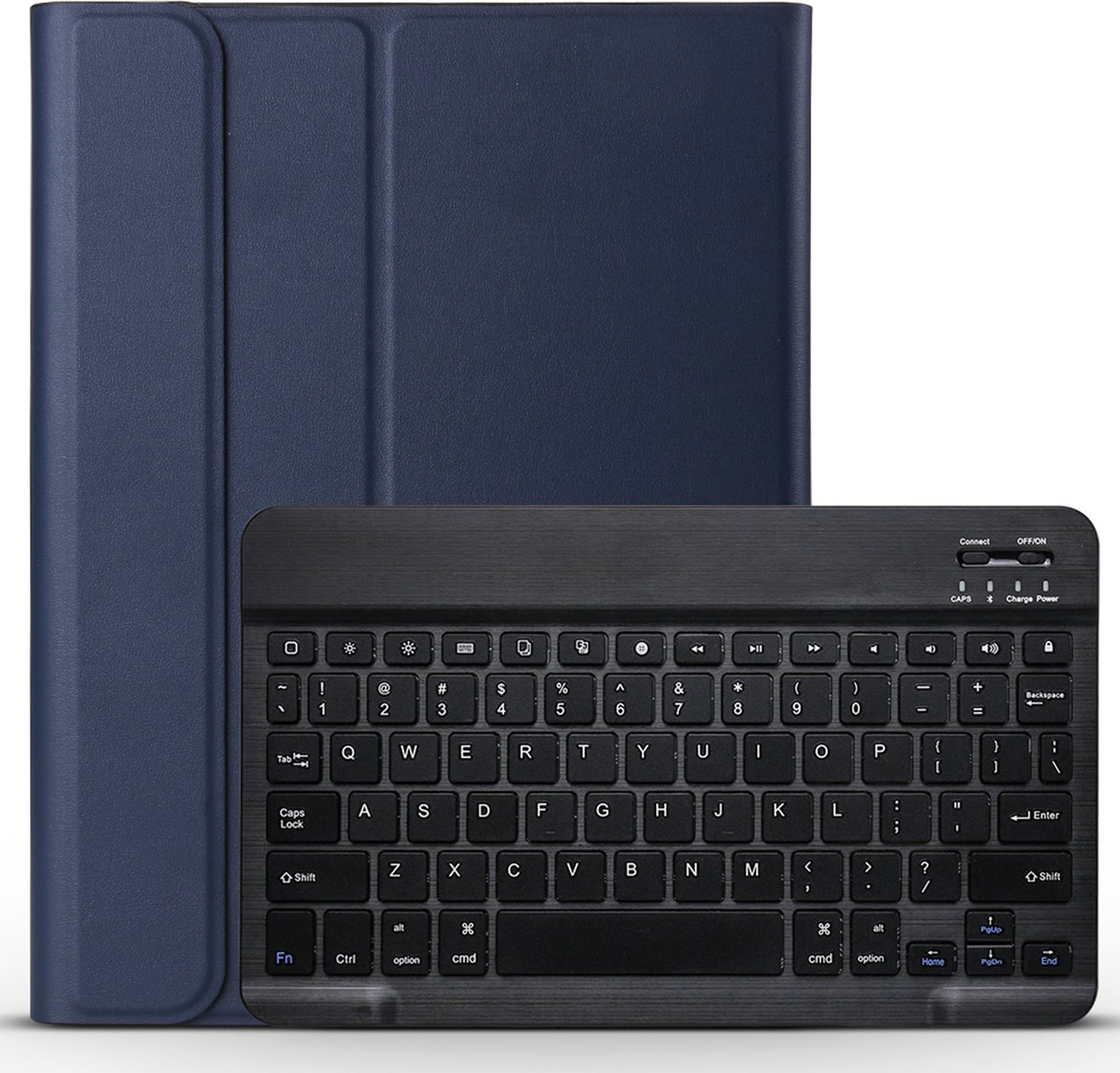 Hoesje - Geschikt voor Apple iPad 10 (2022) - 10.9 inch - 10e Generatie - Keyboard Book Cover - Toetsenbord Case - Hoes - Donkerblauw — cadeau in Telefoon & Tablet - foto 6