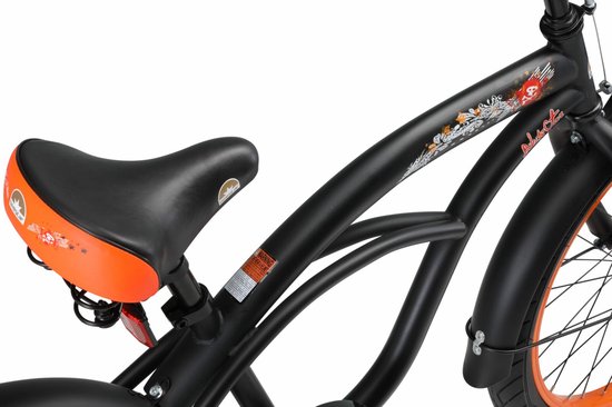 Bikestar 20 inch Cruiser kinderfiets, zwart van Bikestar — afbeelding 5