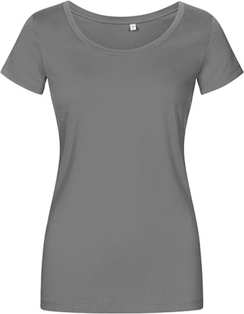 Promodoro Women´s Deep Scoop T-Shirt XO1545 - Steel Grey (Solid) - S