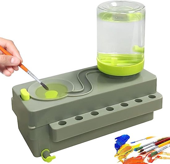 kwast op waterbasis schoonmaken