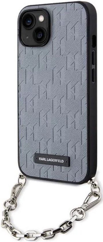 Karl Lagerfeld iPhone 14 Pro Max Book Case Saffiano Monogram Black