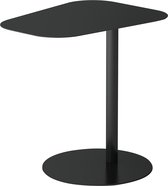 Table d'appoint Nastätten 50x50x38 cm noir mat