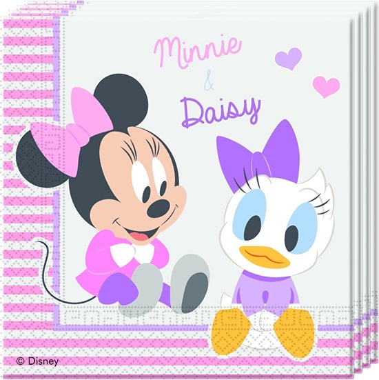 Disney Baby Minnie en Katrien servetten 33 x 33 cm. 20 st. | bol.com