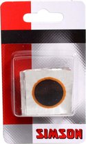 Simson Kv Binnenbandplakkers 25mm 8 Stuks Rood/zwart