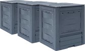 vidaXL-Compostbakken-3-st-780-L-60x60x73-cm-grijs