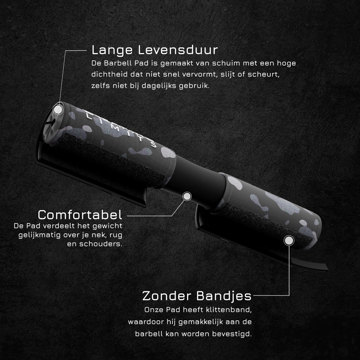 De Beste Squat Pad En Heup Stoot Pad Voor Been Dag, Barbell Pad Blijft Op Zijn Plaats Veilig Dik Kussen Voor Comfortabele Squats Lunges Glute Bruggen Werkt
