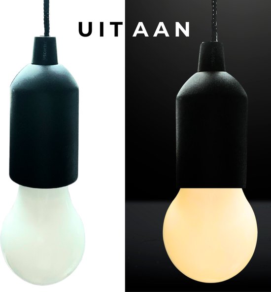Fienosa Treklamp - Hanglamp - Camping lamp - LED - Zwart - Kerstcadeau -Hanglamp Batterij - Nachtlamp Kinderen - Campinglampen - Tentlamp - Kampeerlamp - NIET INBEGREPEN aaa batterijen- Warm wit licht -Tuinverlichting - Feestverlichting van Fienosa — afbeelding 5