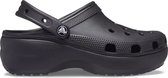 Crocs - Classic Platform Clog Women - Plateauzool Clogs - 36 - 37 - Zwart