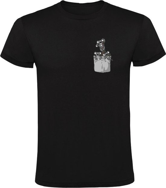 Koala's in borstzakje Kinder T-shirt - koala - klimmen - dieren - grappig