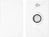 Geschikt voor Samsung Tab A 10.1/A6 10.1 Flip Cover 360° Roterende Standaard wit