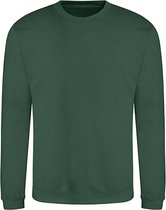 Vegan Sweater met lange mouwen 'Just Hoods' Bottle Green - XS