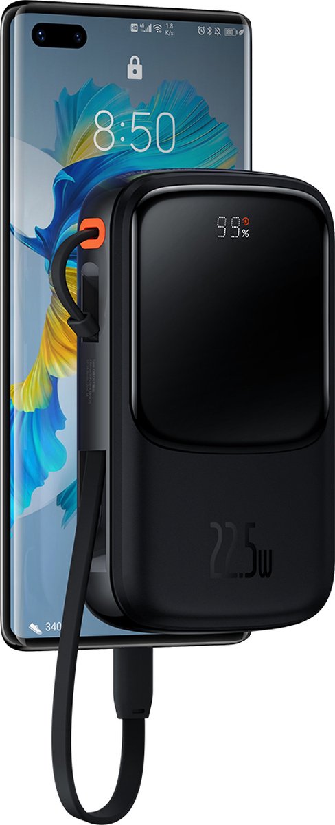 Baseus Powerbank 10000 mAh met Led Display en Type-C - afbeelding 2