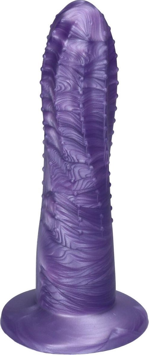 Goedkoopste Ylva & Dite - Prickly Pear - Siliconen dildo - Made in Holland - Violet Metallic