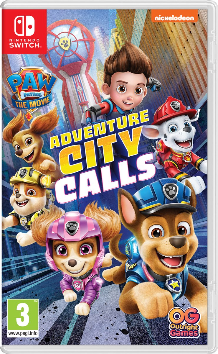 PAW Patrol The Movie: Adventure City Calls - Nintendo Switch - Bandai Namco