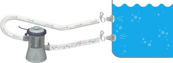 Piscine Intex Easy Set - Piscine gonflable - 305x61 cm - Comprend couverture solaire, kit d'entretien, pompe de piscine, filtre et kit d'entretien