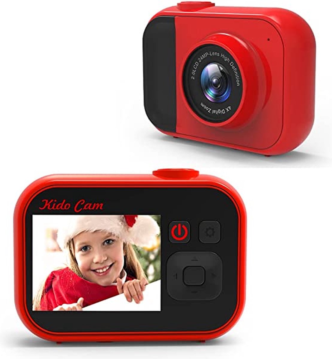 Caméra pour enfants Appareil Photo pour Enfants 2,0 Pouces 24MP