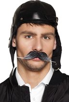 Snor - Piloot - Zwart grijs
