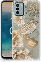 TPU Case geschikt voor Nokia G22 Vintage Bird Flowers