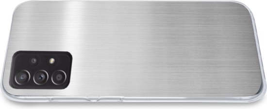 Coque Samsung Galaxy A33 5G - Impression métallique - Argent - Grijs - Coque en Siliconen -