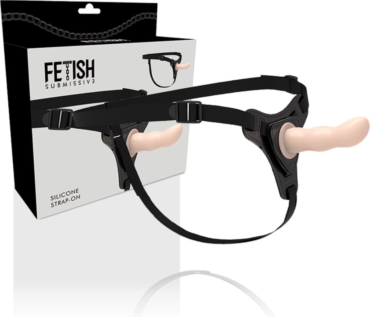 Goedkoopste FETISH SUBMISSIVE HARNESS | Fetish Submissive Silicone Strap-on Flesh 12.5 Cm G-spot