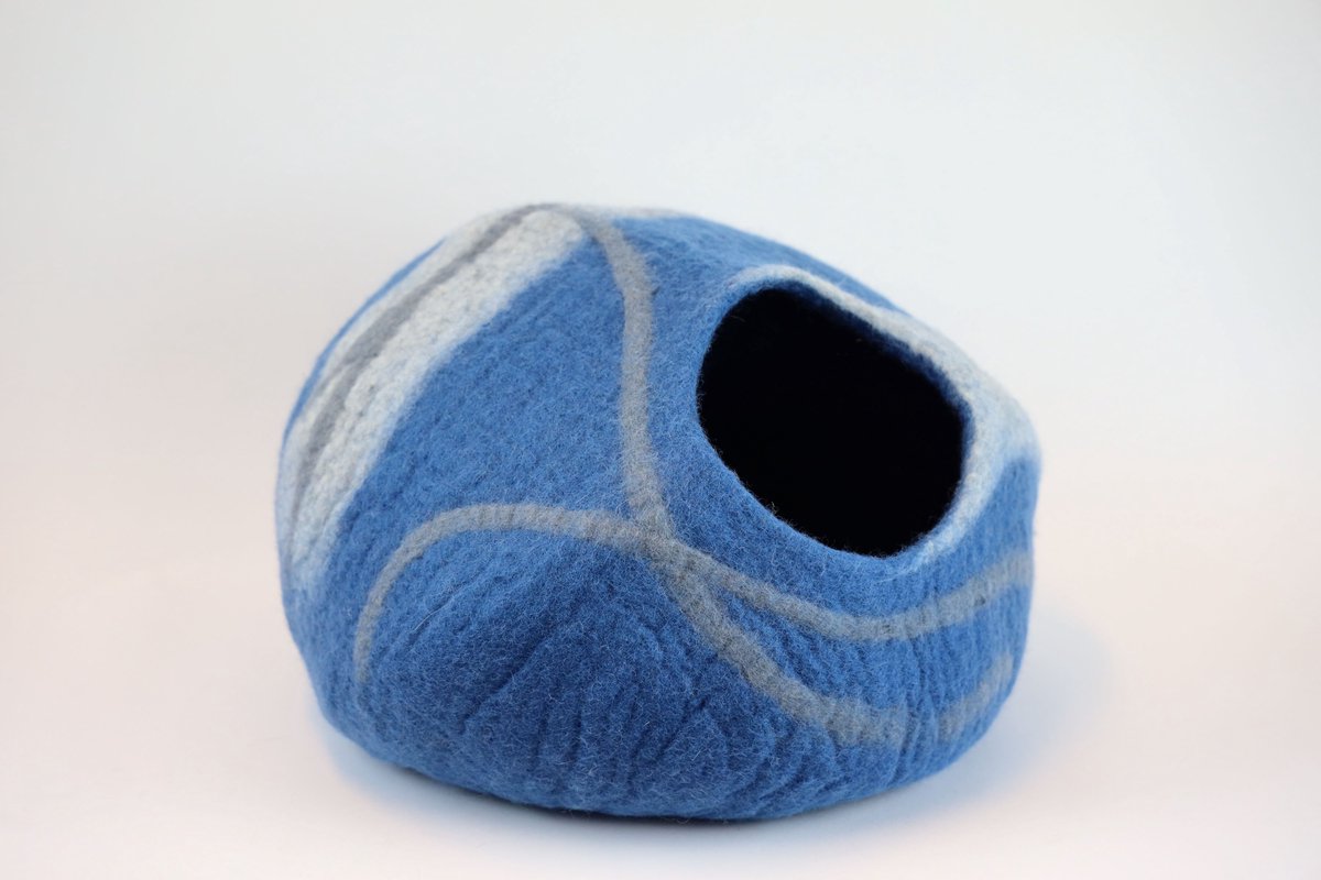 Cat cave kattenmand dark blue
