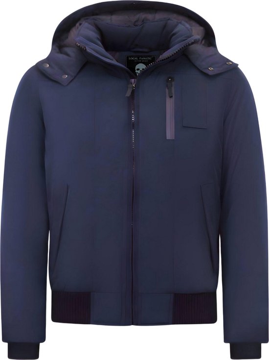 Winterjas Heren - Jassen Heren - Heren Jas Winter - Heren Winterjassen Volwassen - 7006 - Blauwe Jas