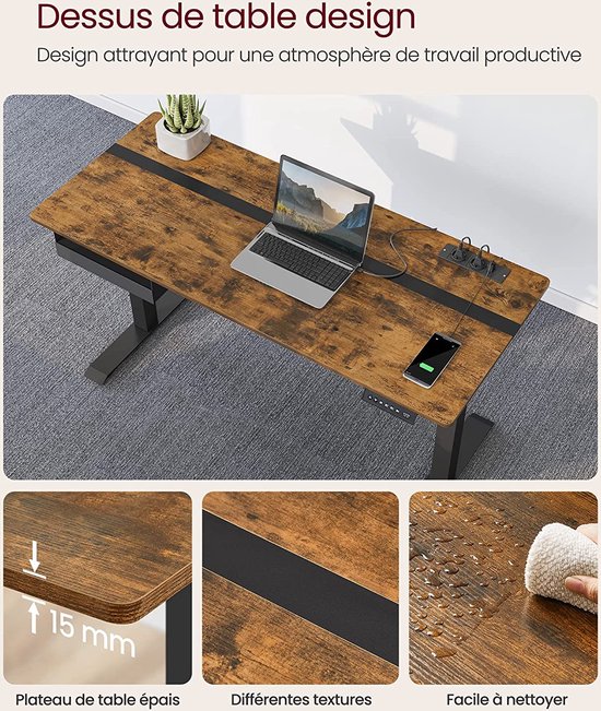 Bureau assis-debout électrique Frida