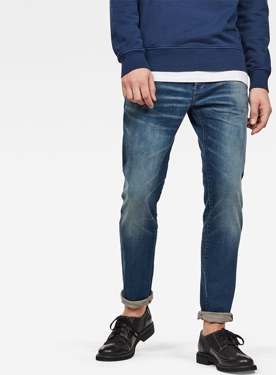 G-STAR 3301 Slim Jeans - Homme - Blue travailleur délavé - W32 X L30